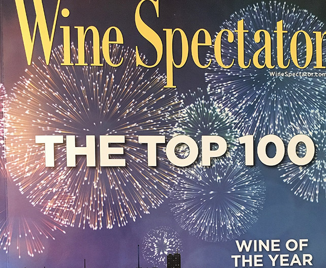 Magazine cover of Wine Spectator